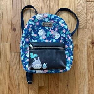 Totoro Kids Backpack - Blue and Black